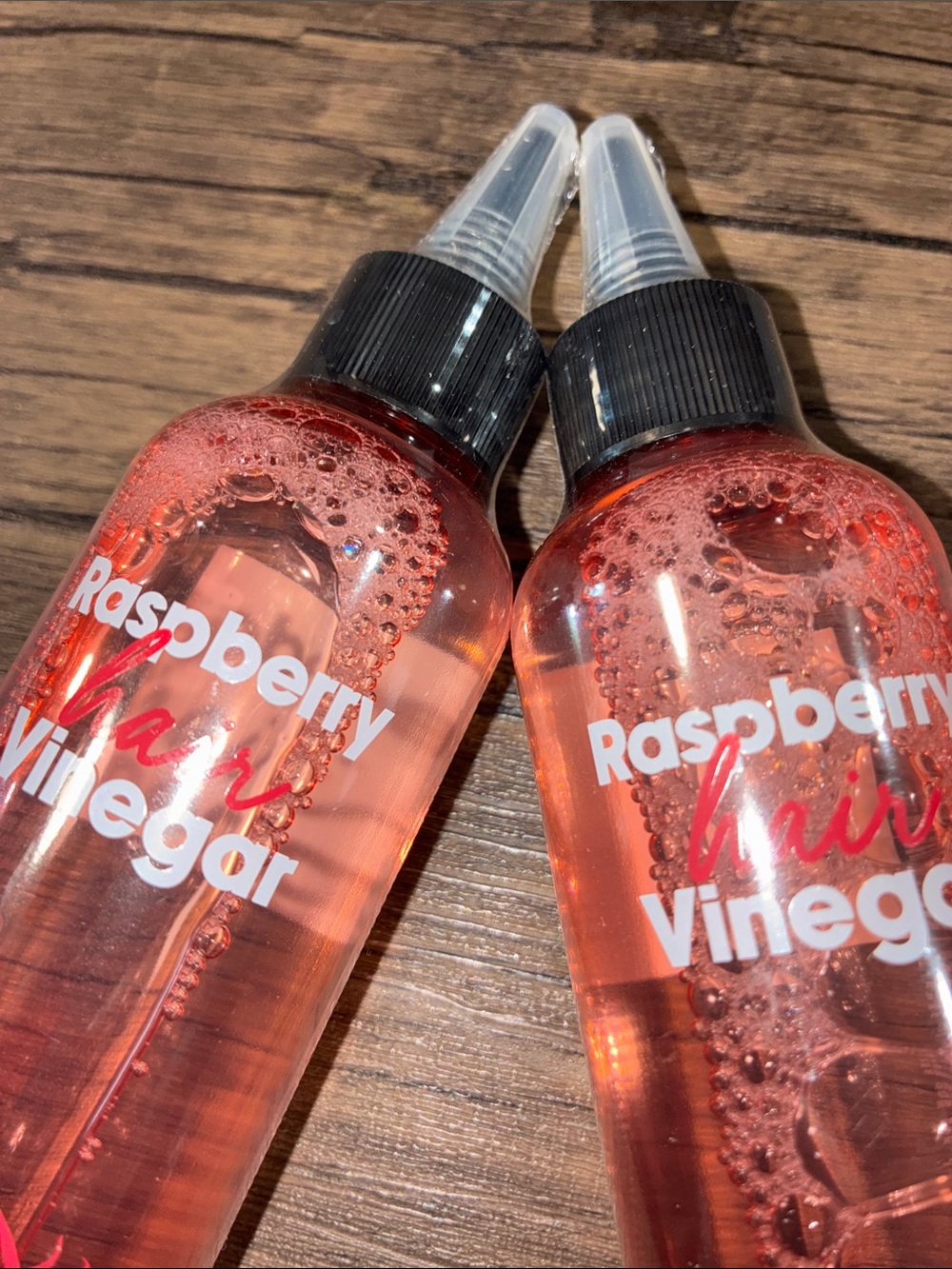 2 Raspberry Hair Vinegar - Rose Pink Refreshing Rinse - Picture 2 of 4